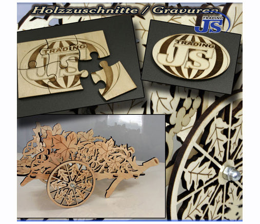 Laserzuschnitte aus Holz