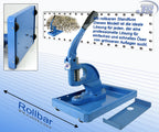 Rolltisch für Handpresse HP-3 und HP-4 mit rollbarem Standfuß Planen Banner