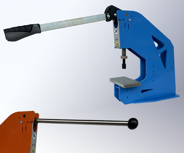 HP-7-Duo Kniehebelpresse Handpresse Stanz- und Ösenpresse für Vorrichtungen