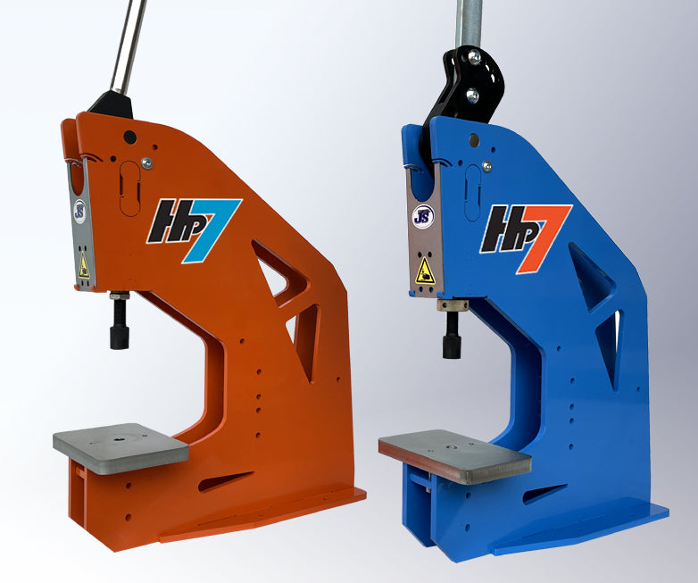 HP-7-Duo Kniehebelpresse Handpresse Stanz- und Ösenpresse für Vorrichtungen