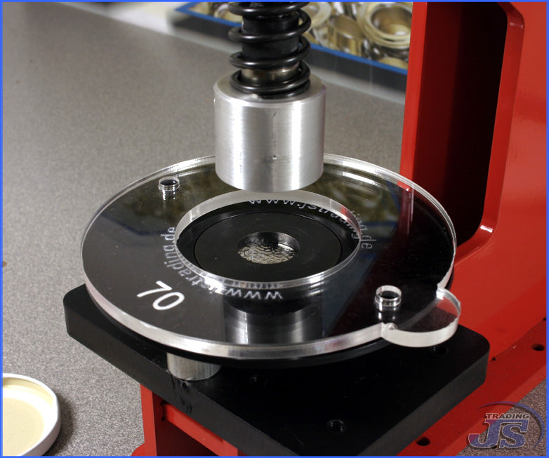 HP-7 Kniehebelpresse Handpresse mit Blech-Deckel-Lochstanze