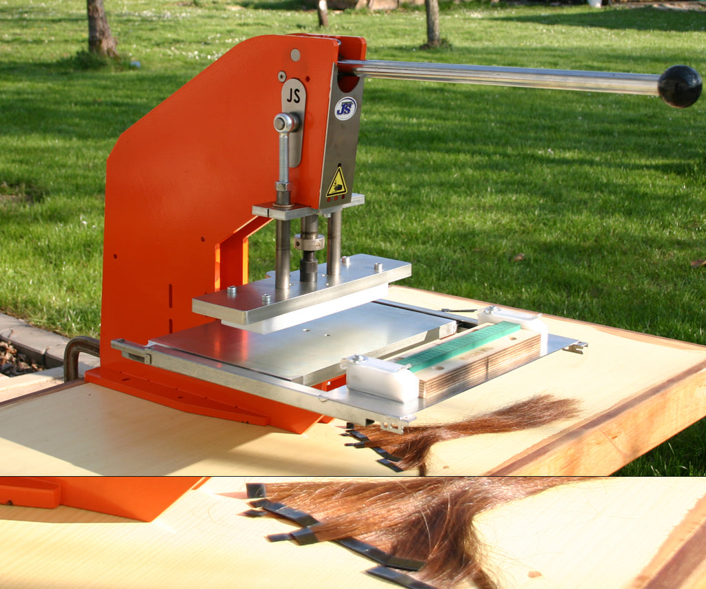 Stanzpresse für Extensions Haarverlängerung Kniehebelpresse Formstanze