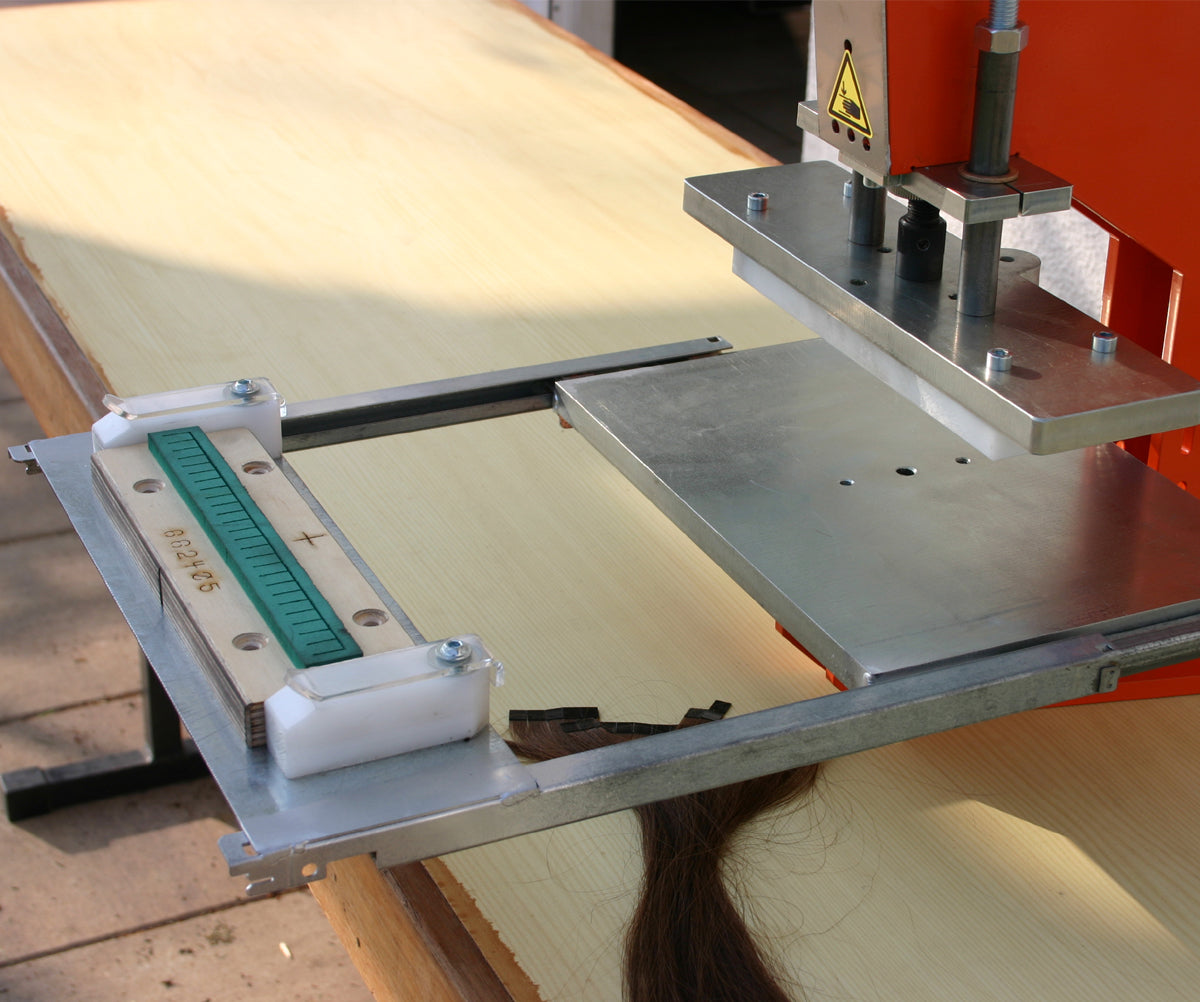 Stanzpresse für Extensions Haarverlängerung Kniehebelpresse Formstanze