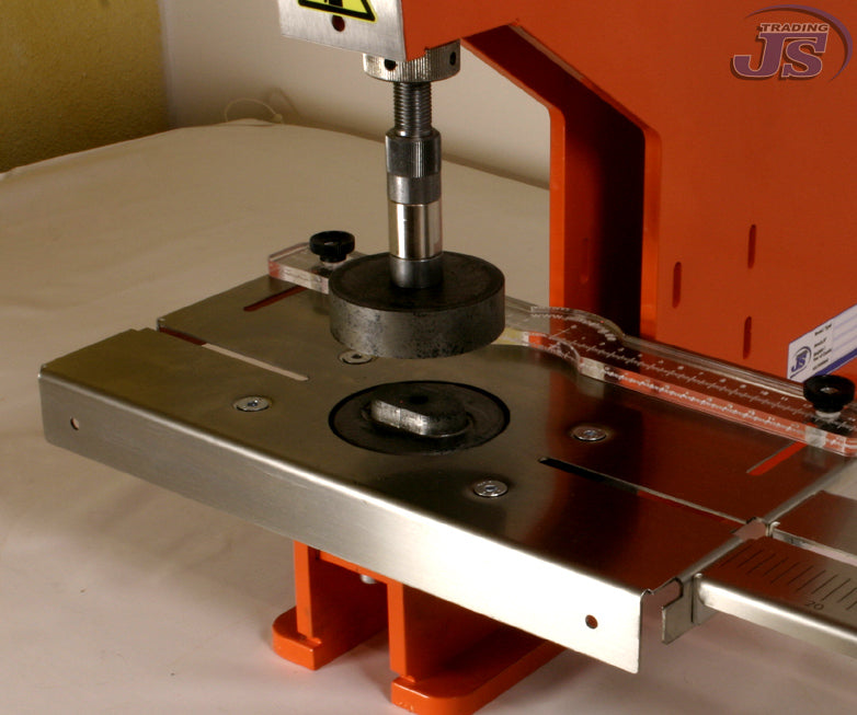 Handpresse HP-7 Ösenpresse mit Anschlagtisch Langloch Ovalösen Presse