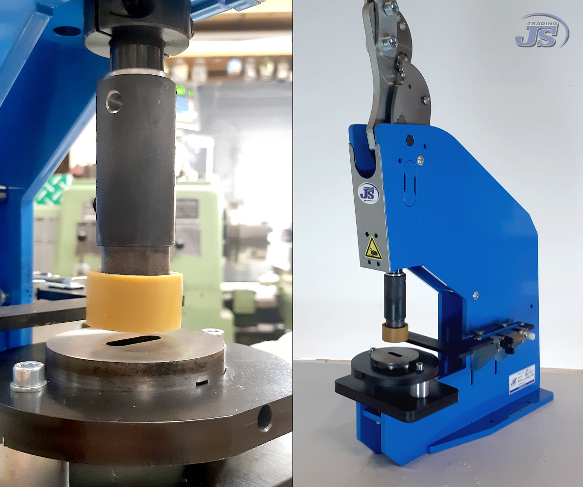 Kniehebelpresse Handpresse HP-7 mit Blech Lochstanze Set