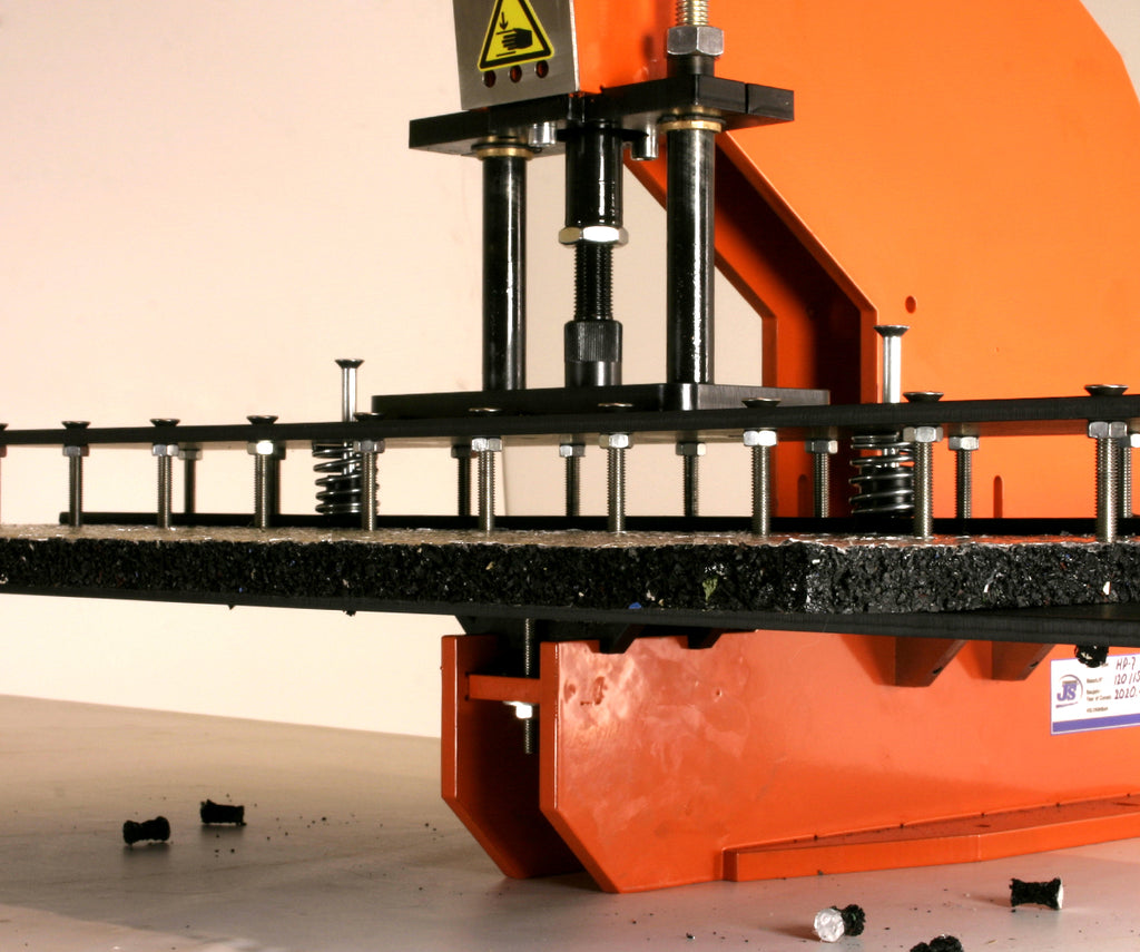 Kniehebelpresse Stanzpresse Formstanze Lederstanze Prägepresse 300x80mm