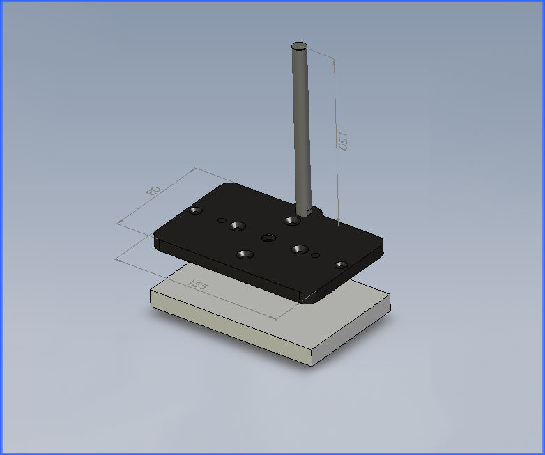 Probenstanze 15KN Stanzpresse Labor Handpresse Stanzvorrichtung 155x100