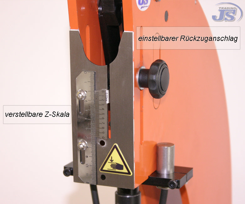 Kniehebelpresse Stanzpresse Kunststoffdeckel-Stanze mit 5 Tonnen Druckkraft