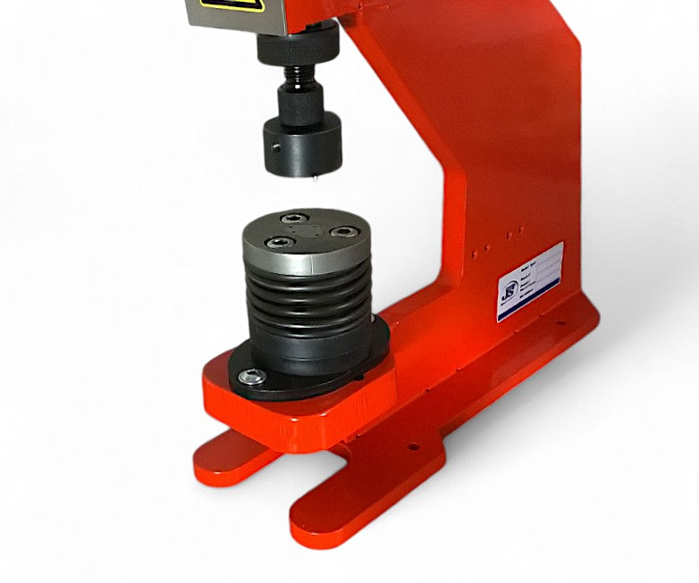 HP-8 Kniehebelpresse mit Logo Nieten Einsatz Werkzeug für Logo-Plättchen