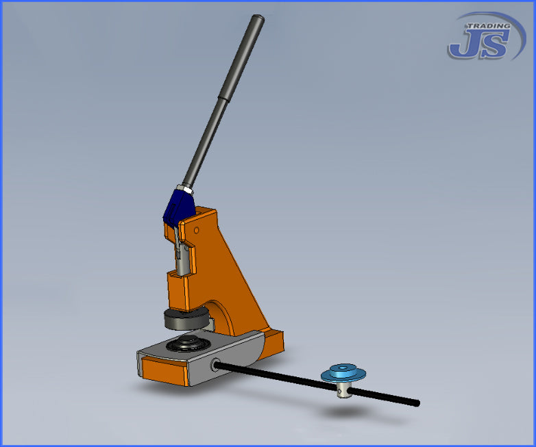 Kniehebelpresse Handpresse Gardinen Ösenpresse Stanzpresse Nietpresse Anschlag
