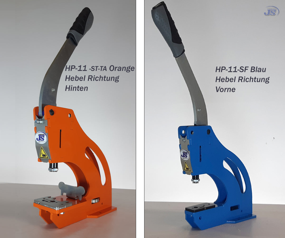 HP-11-SF Handhebelpresse Ösenpresse Nieten und Druckknopf mit Schmallen Fuß