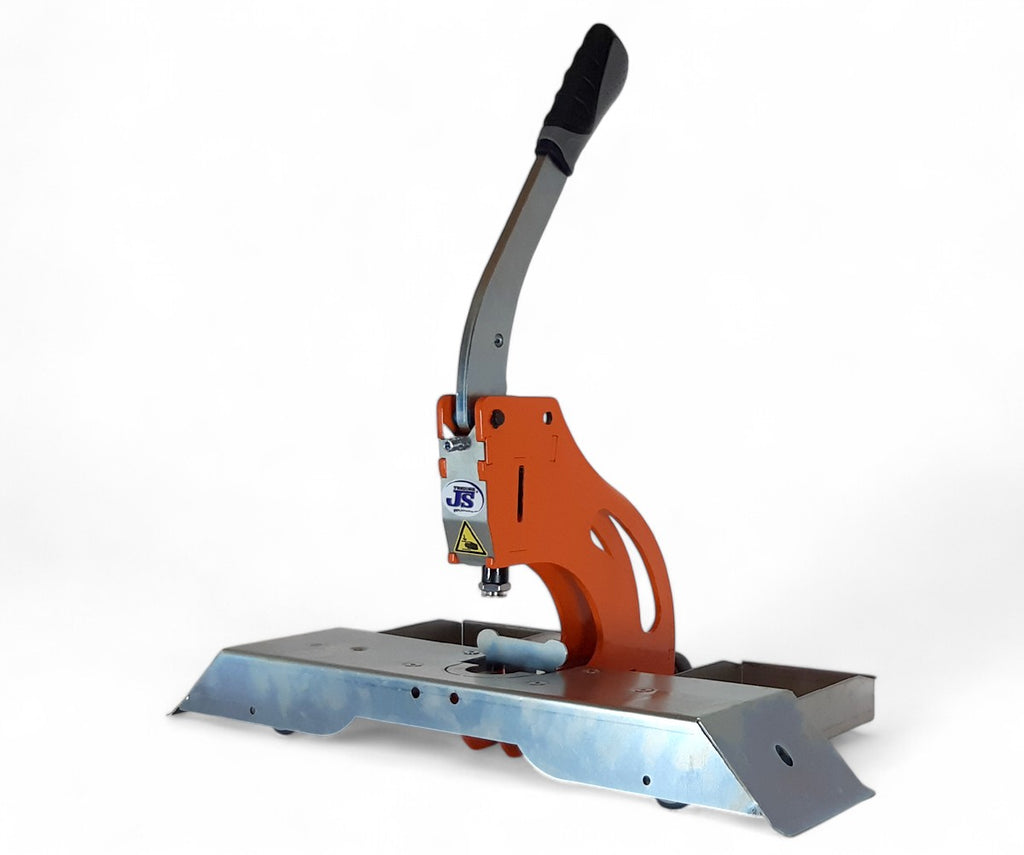 HP-11-RT Handhebelpresse Ösenpresse Nieten und Druckknopf mit Rolltisch in Blau