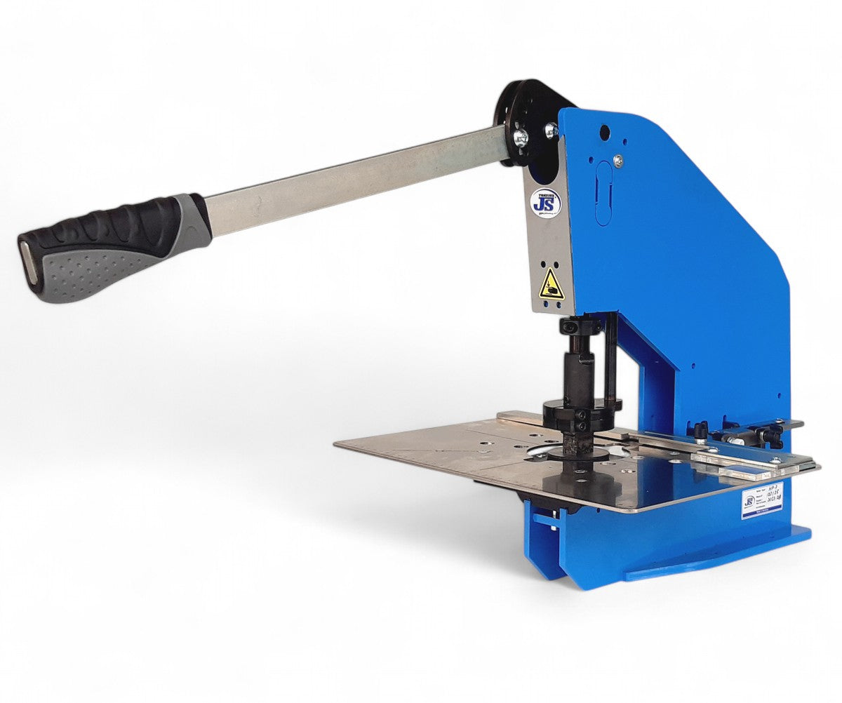 Kniehebelpresse HP-7 25KN Blech Stanz Handpresse Schnellwechselaufnahme