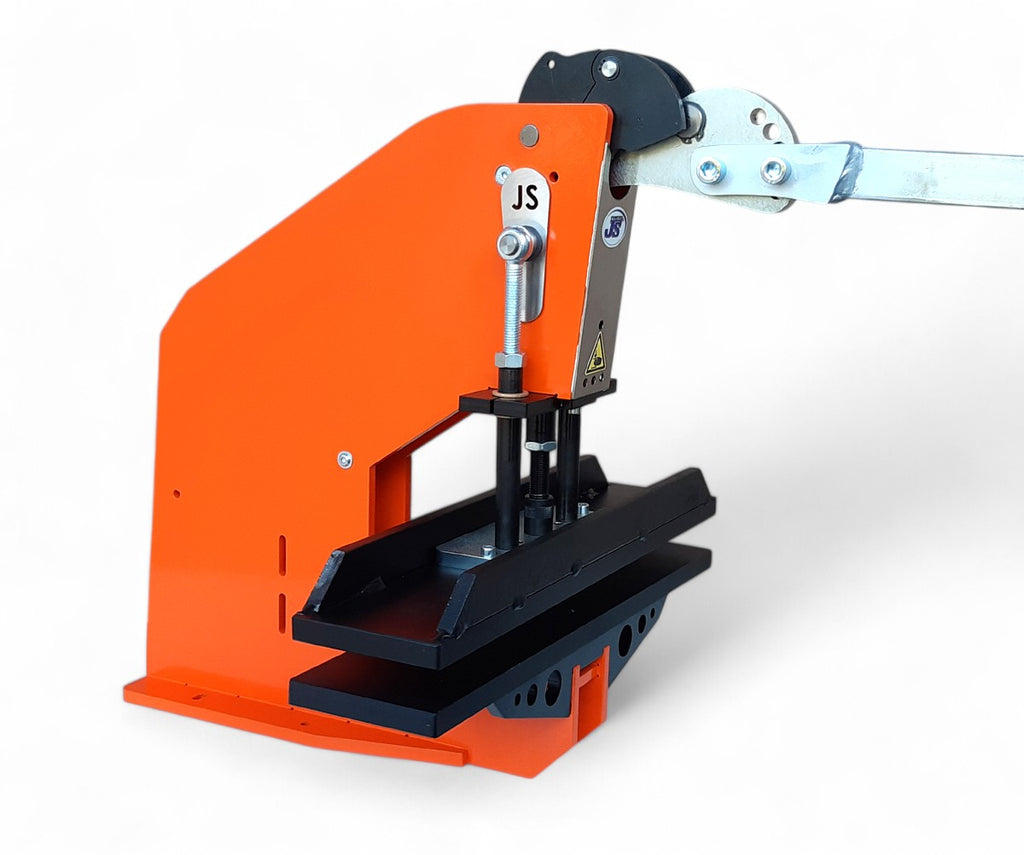 Kniehebelpresse Stanzpresse Formstanze Lederstanze Prägepresse 400x100mm