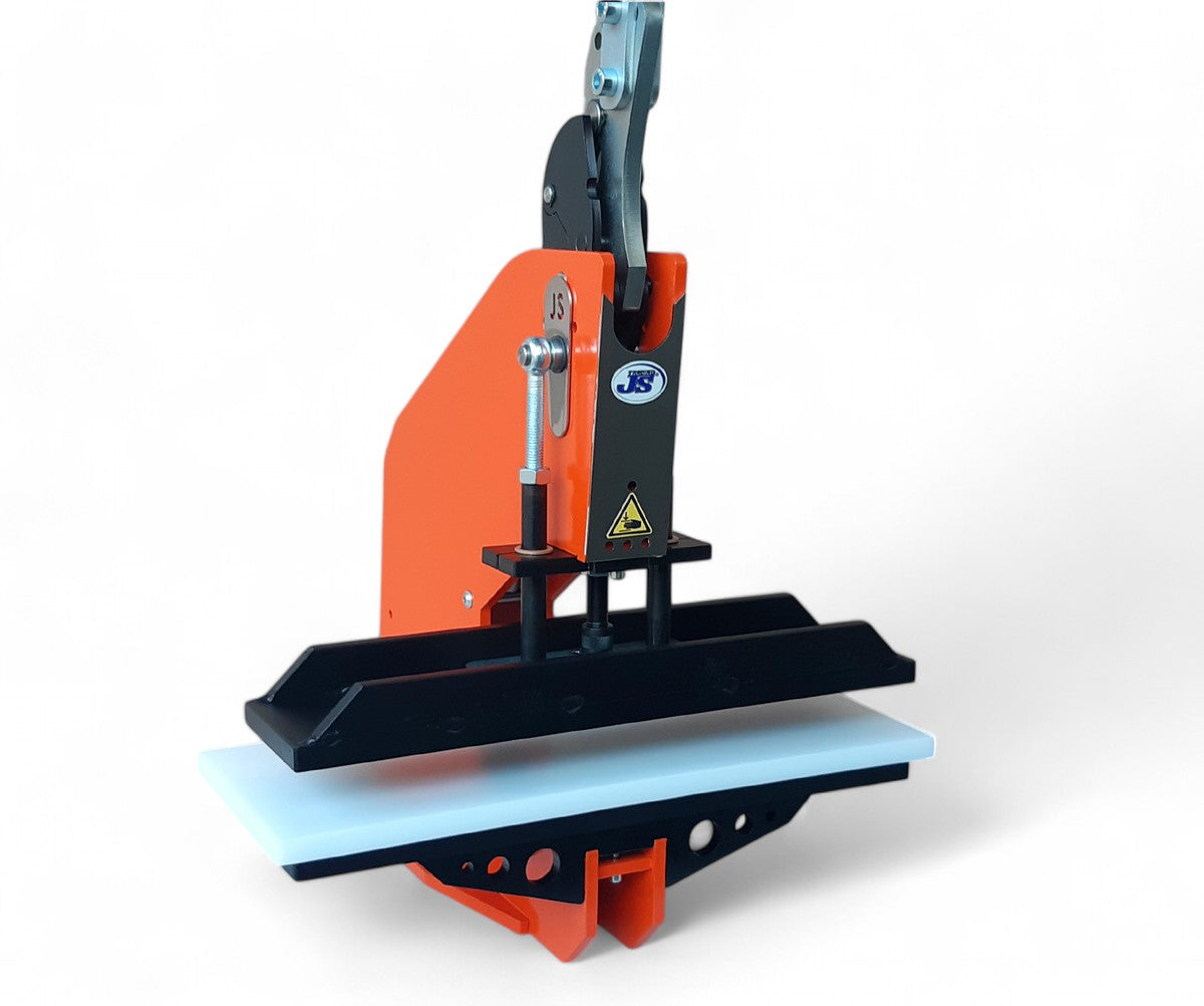 Kniehebelpresse Stanzpresse Formstanze Lederstanze Prägepresse 400x100mm