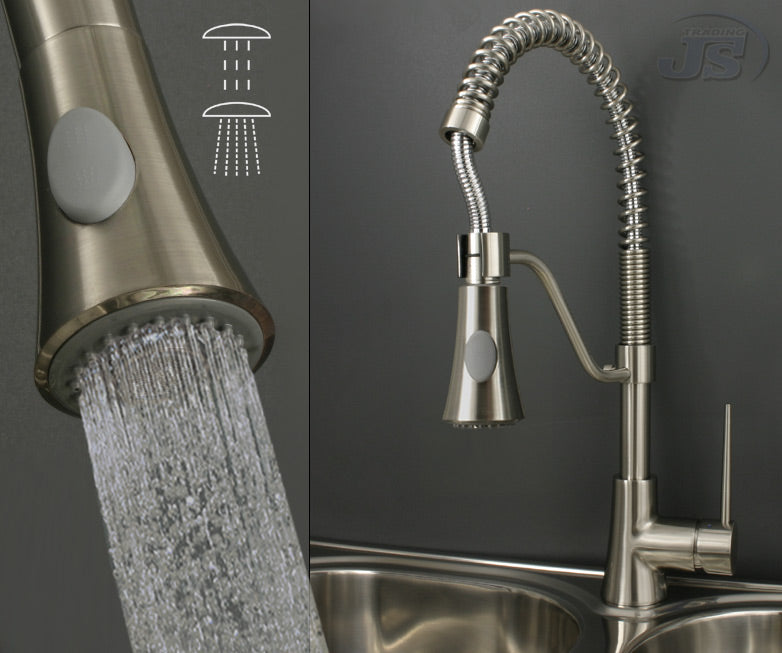 Spültisch Armatur Küchen Einhebelmischer Edelstahl Gebürstet Optik