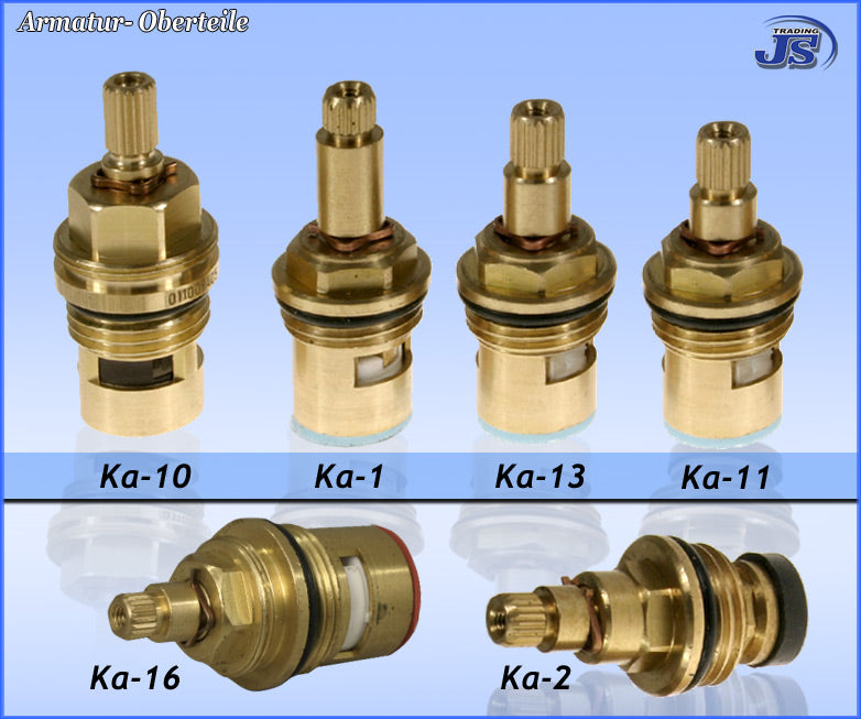 Ersatz Keramik Steuer Kartusche Armatur Oberteil Ventil  KA-1-2-10-11