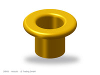 Öse Messing mit Rollrand, Schaft-Ø 5,6 mm