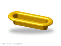 Ovalöse Messing, 33 × 13 mm
