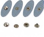 Strass Chaton Druckknöpfe aus Messing Silber mit Kristall Nr-9kr 10, 12, 15mm
