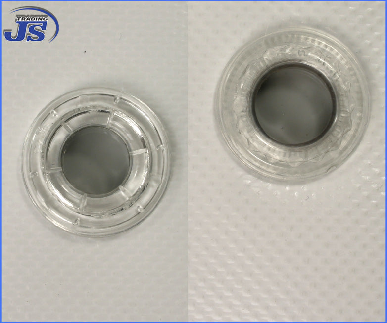 100x Kunststoffösen Ø12mm transparent witterungsbeständig für Planen