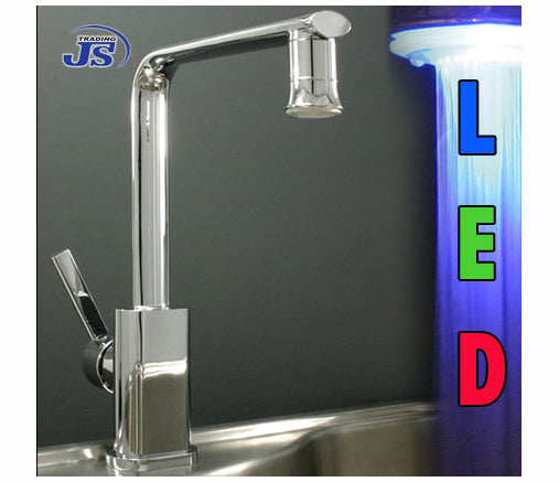 Küchen Spültisch Armatur LED Strahlregler WahlSet  EINHEBEL WASSERHAHN