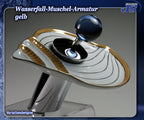 Porzellan-Muschel Wasserfall Einhebelmischer Porzelan Waschtisch Armatur