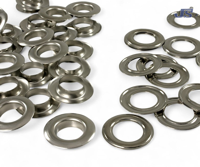 100x Antirutschringe für Ösen, Beilagscheiben aus Kunststoff, Verstärkungsringe