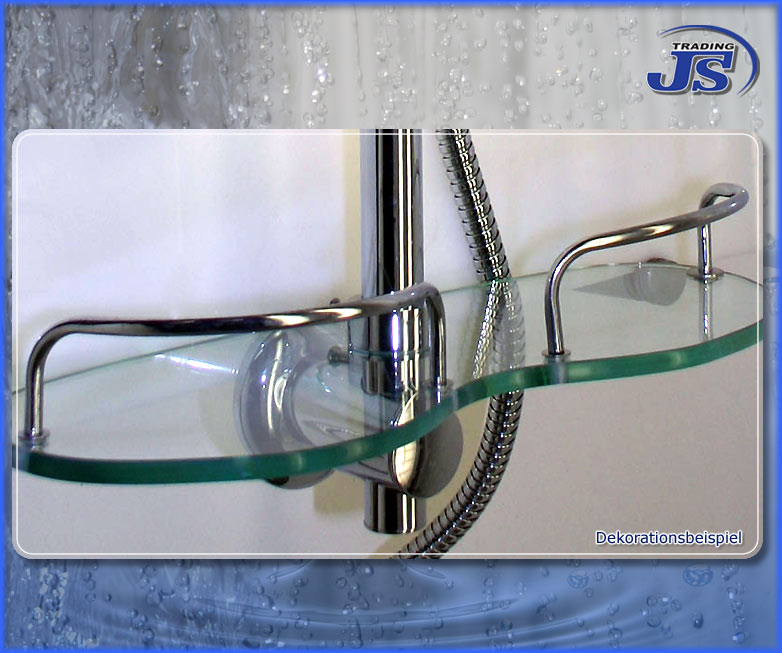 Duschstange Ablage Brause Schlauch Thermostat Armatur