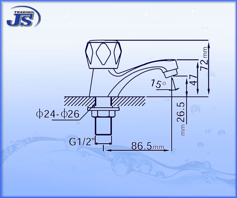 Design Armatur Hahn Messing mk-67c