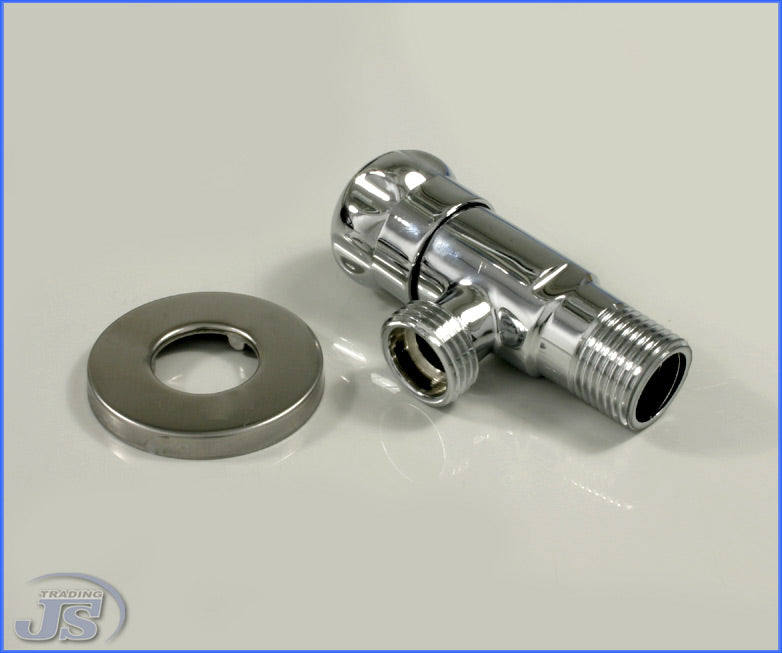 Eck-Anschlußventil mit 1/2" x 1/2"Gewinde mk-ev03