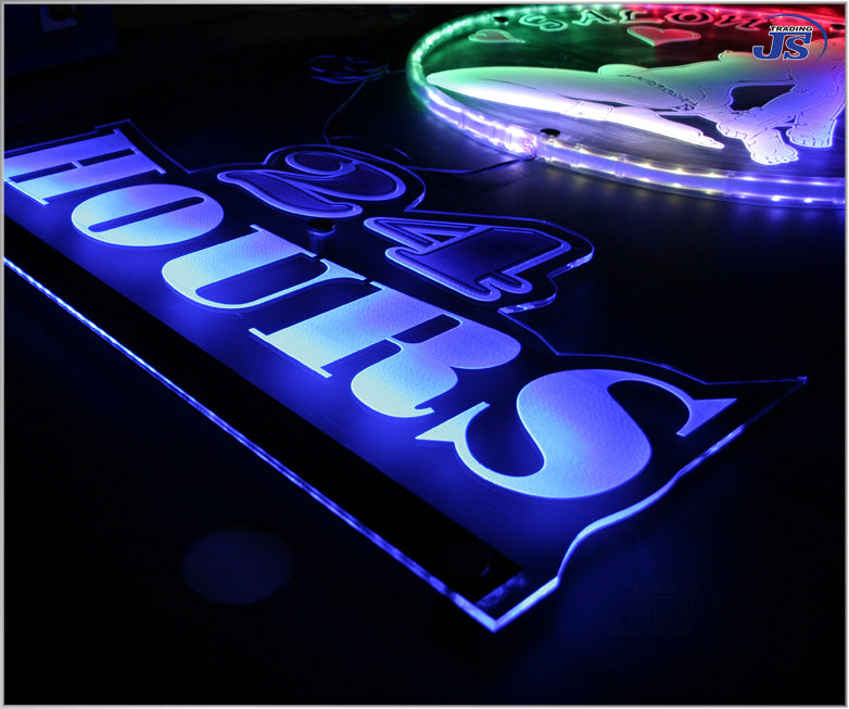 Nightclub Laufhaus Bordel Leuchtreklame LED Acrylglas Werbeschild Leuchtwerbung