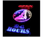 Nightclub Laufhaus Bordel Leuchtreklame LED Acrylglas Werbeschild Leuchtwerbung