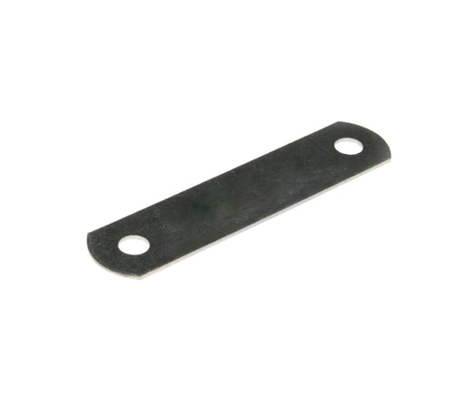 100x Gegenplatte Stahl verzinkt für Nieten, 2-Loch, 60mm