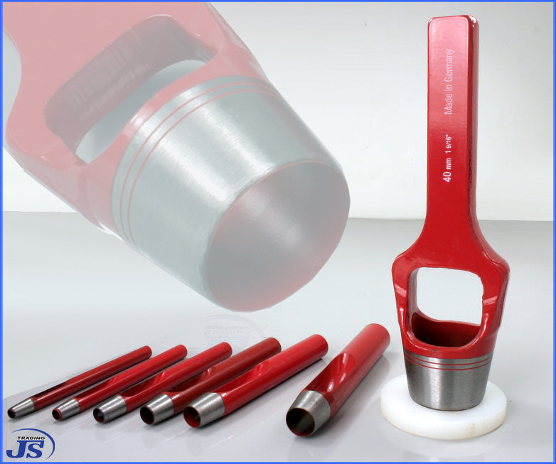 Locheisen Rundlocheisen Ösen-Lochwerkzeug in verschiedenen Durchmessern