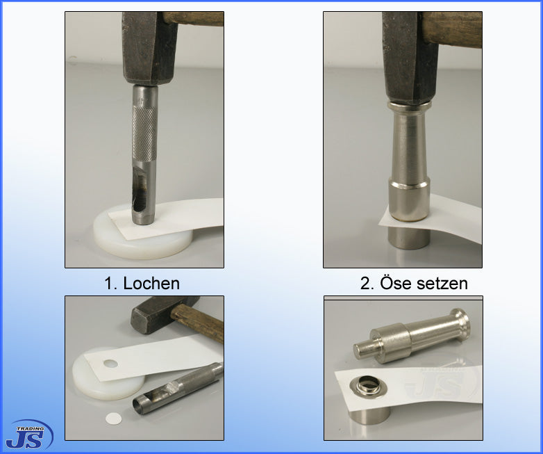 Setzwerkzeug Einschlagwerkzeug für 16mm Edelstahlösen
