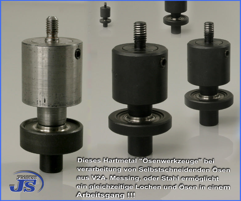 Ösen Setz-Werkzeug gehärtet für Selbstschneide V2A Ösen 8mm 16mm