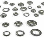 100x Stahl Ösen Alu-Verzinkt nach DIN7332 genormt, 10,12,16mm