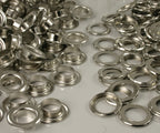 500x Ösen, Gold oder Silber D13mm inkl. Gegenscheiben