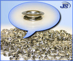 500x Ösen, Gold oder Silber D13mm inkl. Gegenscheiben