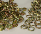 500x Ösen, Gold oder Silber D13mm inkl. Gegenscheiben