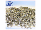 500x Ösen, Gold oder Silber D13mm inkl. Gegenscheiben
