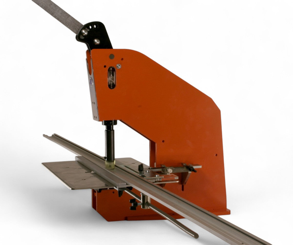 Alu-Profilstanze mit Längs-Anschlag - Blechstanze Handpresse Stanzwerkzeug