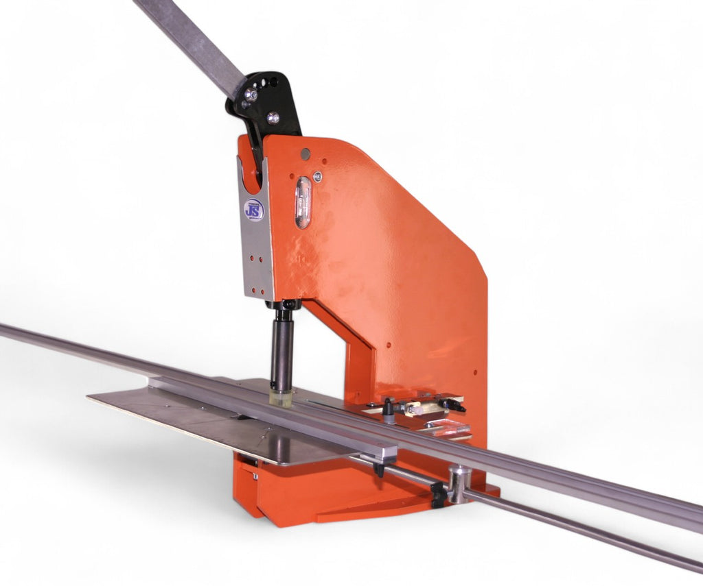 Alu-Profilstanze mit Längs-Anschlag - Blechstanze Handpresse Stanzwerkzeug