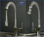LED Küchen Design Spültisch Wasserhahn Armatur mit Brause Wahl set