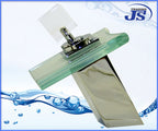 Design Wasserfall  Armatur einhebelmischer Glas+Messing