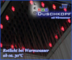rd-3 RGB LED Regenkopfbrause Duschkopf mit Wärmesensor