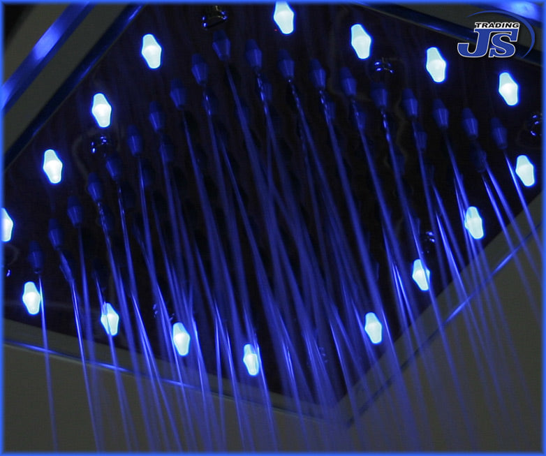 rd-3 RGB LED Regenkopfbrause Duschkopf mit Wärmesensor