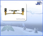Wannenrandarmatur Wasserfall  Badewannen Armatur