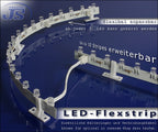 Strip 12V 30,5cm 18 LEDs Leiste in Blau Rot Gelb Grün RGB Weiß Farben